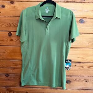 NWT Kuhl Mens Shadow Polo Green Small - Flaw